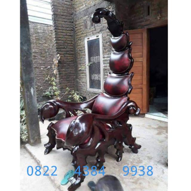Kursi Teras Santuy Scorpion Sofa Bangku Kalajengking Chair Cafe Resto Hotel Unik Antik Classic Mewah
