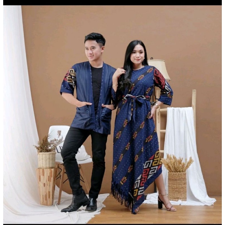 couple tenun tunik tenun baju tenun couple baju tenun jepara couple cp25