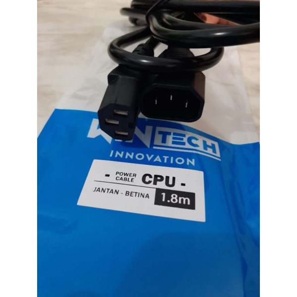 Kabel Power CPU Monitor Cord 1.8m C14 to C13 - Cable Power Cord