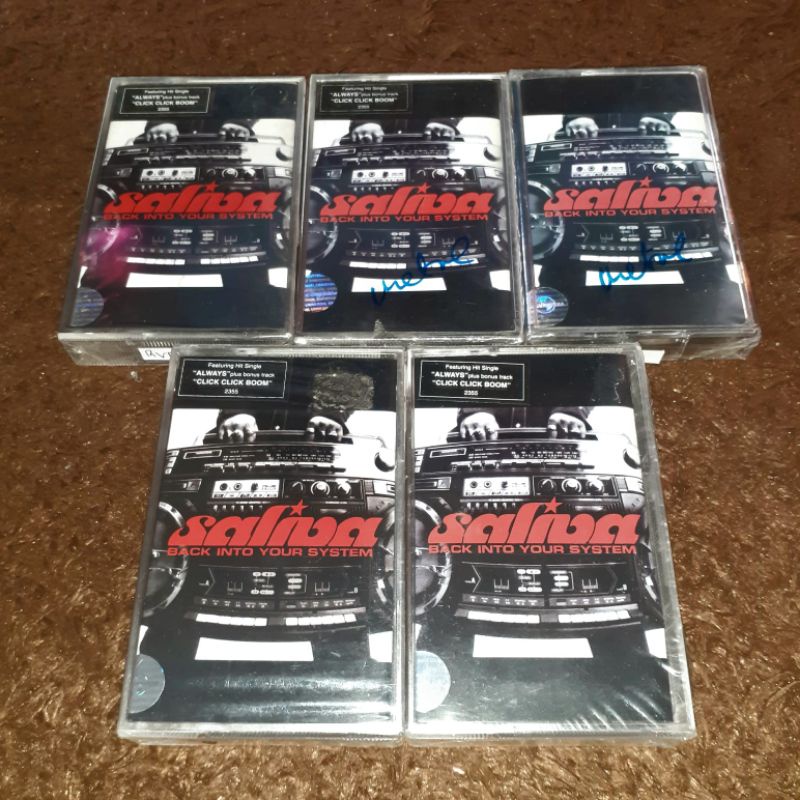 Kaset SALIVA - Back Into Your System