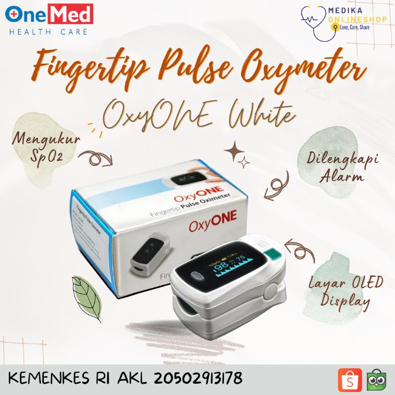 Pulse Oximeter OxyONE / Pulse Oxymeter OxyONE White - OneMed