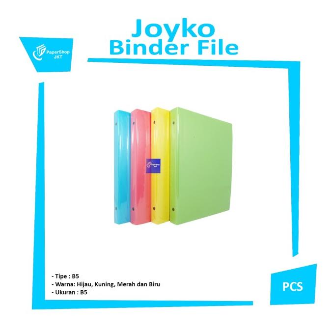 

BISA BAYAR DITEMPAT Binder file Note B5 JOYKO FULL WARNA COVER! BIG SALE Kode 436