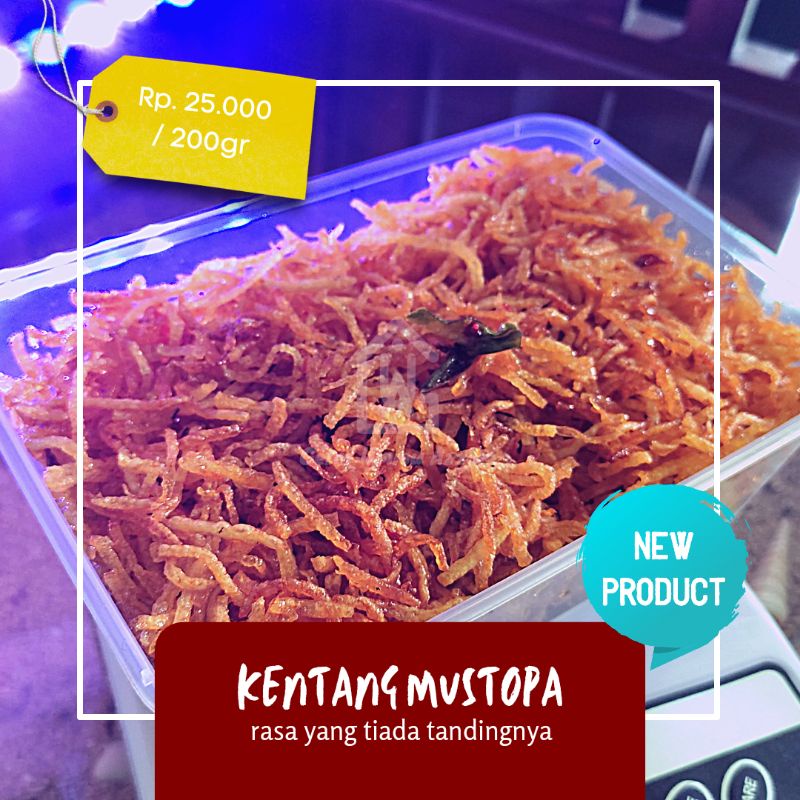 

Kentang Mustofa Balado Manis Pedas 200gr | Mustofa Bekasi