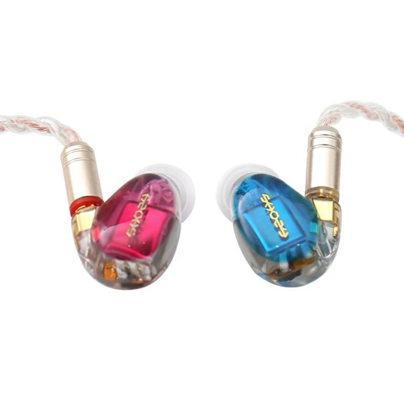 SHOZY NEO CP Blue-Red 3BA Knows Balanced HiFi Premium Customized Monitor IEMs