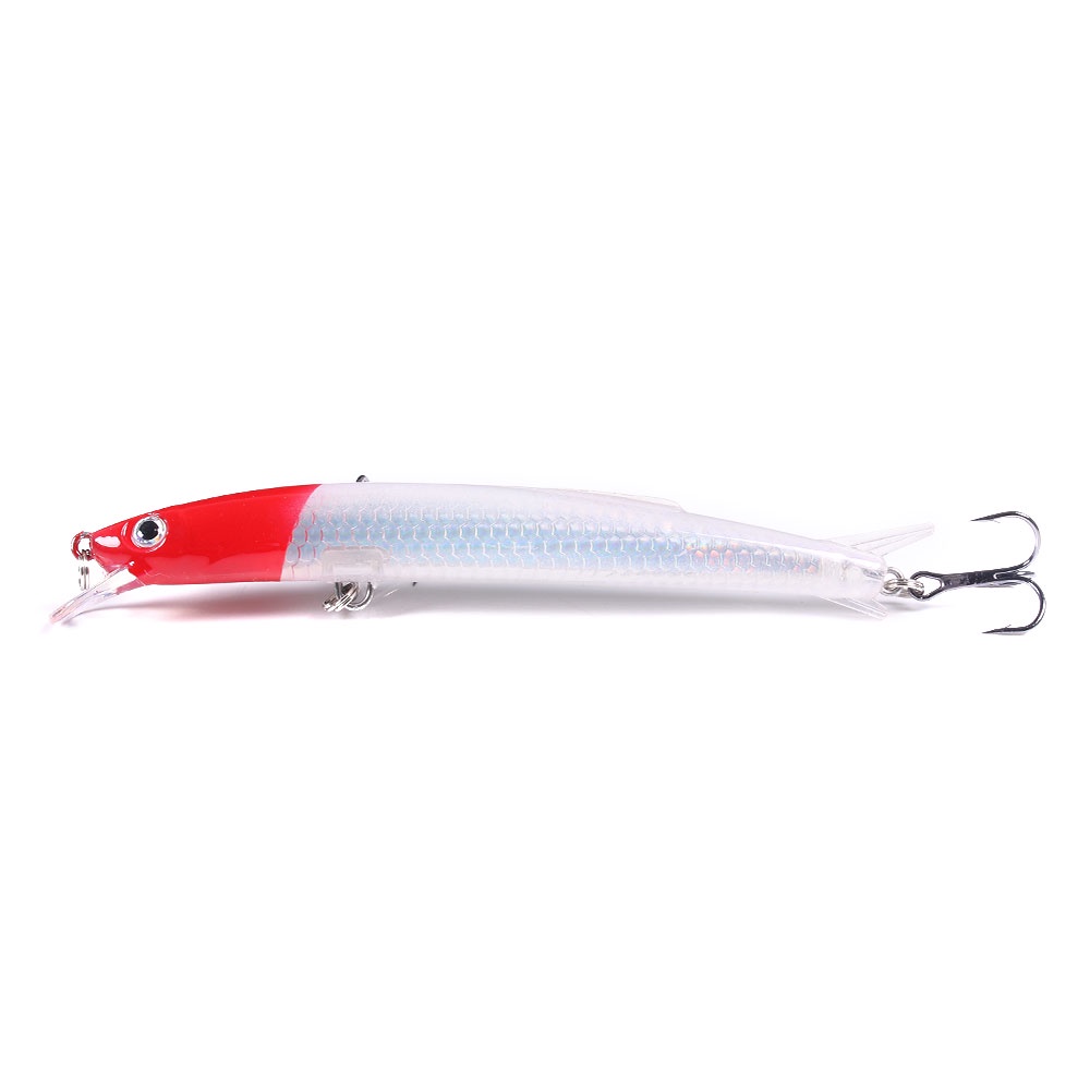 Hengjia 1pc Umpan Pancing Hard Bait Bentuk Ikan Imitasi 3d Ukuran 12cm 10.5g