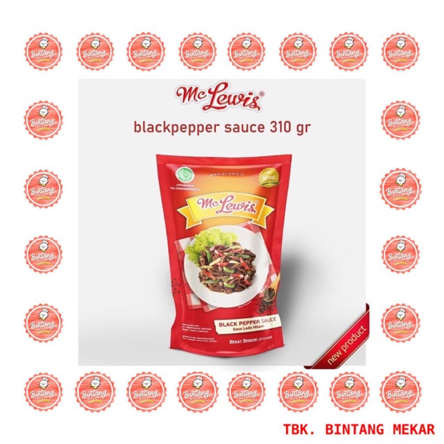 

Mc Lewis Black Pepper Sauce 310gr