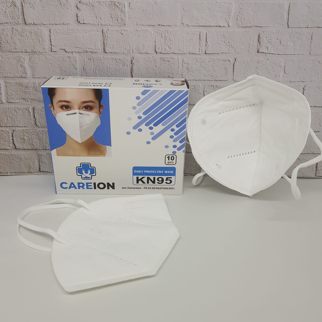 ENZ ® Masker KN95 5PLY CAREION WARNA PACK / MASKER KN 95 / MASKER CAREION 10 1014