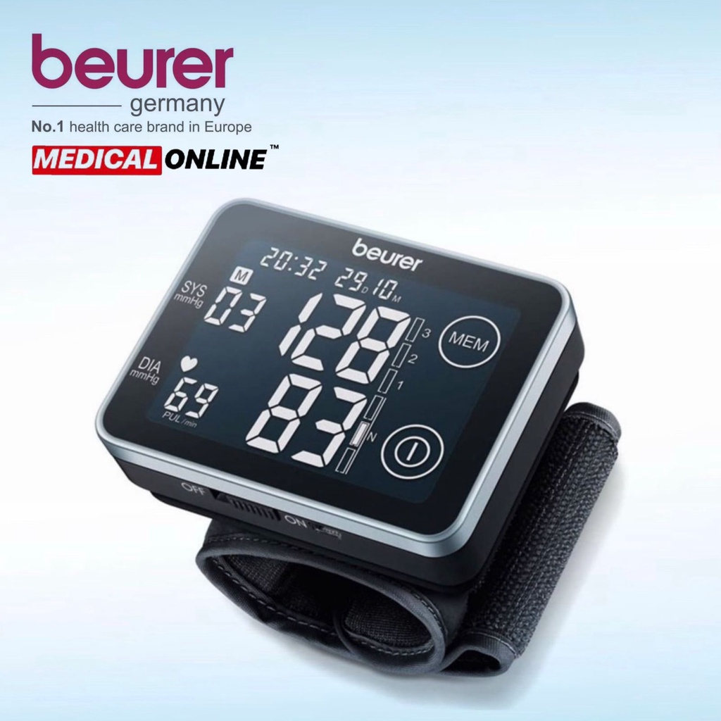 BEURER BC58 BC-58 TENSIMETER TOUCH SCREEN PERGELANGAN TANGAN WRIST MEDICALONLINE MEDICAL ONLINE