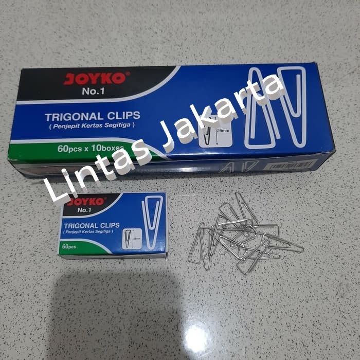 Paper Clip No 1 Merk Joyko (Isi 10 Kotak Kecil)