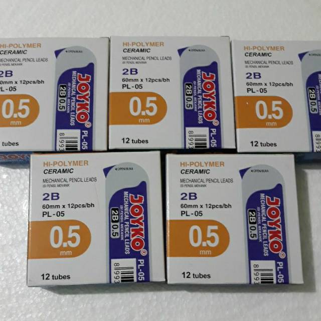 

Isi pensil mekanik 0.5mm JOYKO PL 05 60mm x 12tube