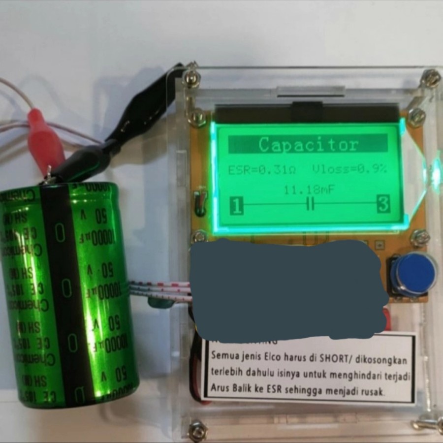 ELCO CHEMICON Capacitor Capasitor Kapasitor 10000 UF 50 V ORIGINAL