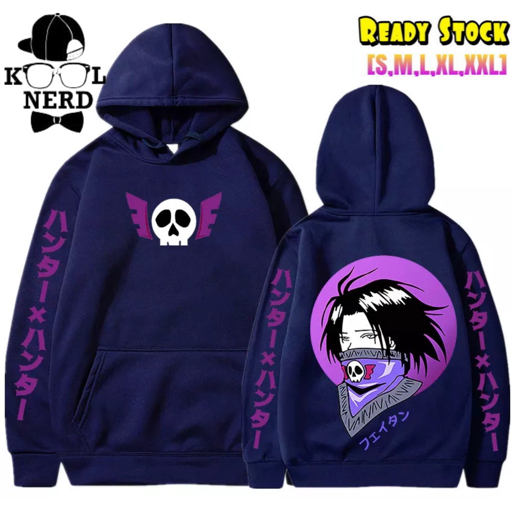 HUNTER X HUNTER ANIME MANGA JEPANG HOODIE FEITAN PORTOR CHARACTER PRIA - CASUAL STYLE