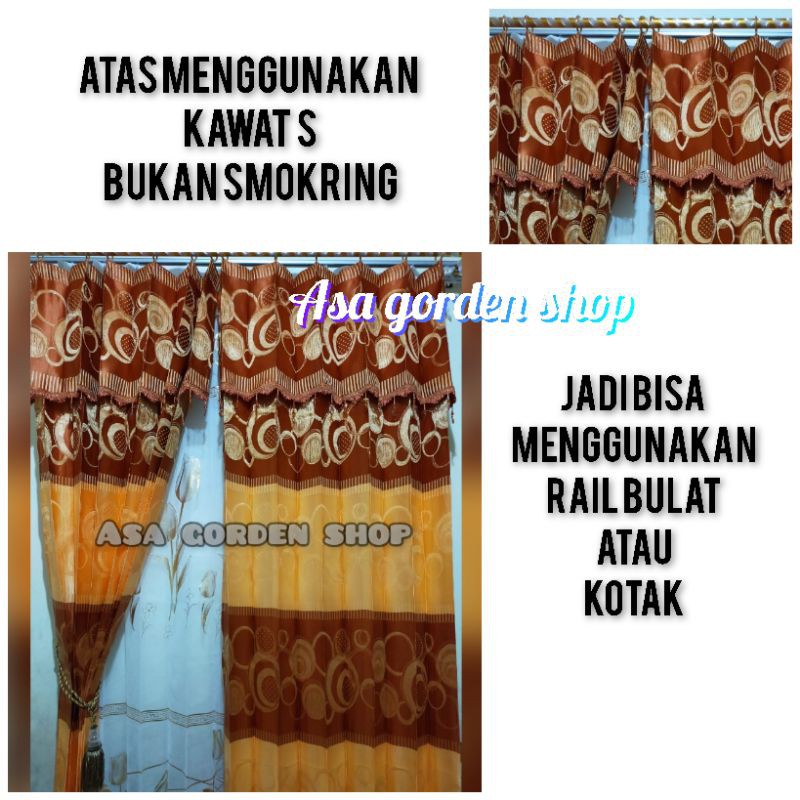 Gorden prada/gorden jendela rumah/korden/horden/jodha/hordeng/prada/rumah/jendela/gorden