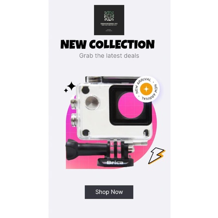 original Waterproof case Brica Bpro 5 AE, waterproof bpro 5 AE 4K, bpro 5 Alpha Plus original.