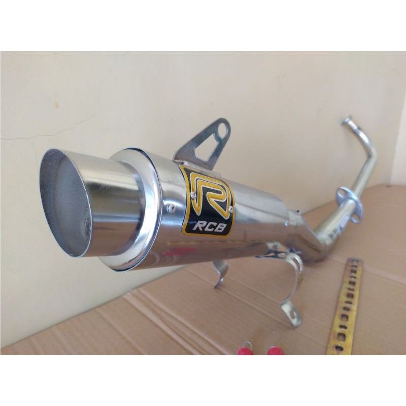 Knalpot racing RCB Beat FI Beat Karbu Beat Street Scoopy Spacy Vario DLL || KNALPOT RACING RCB MATIC