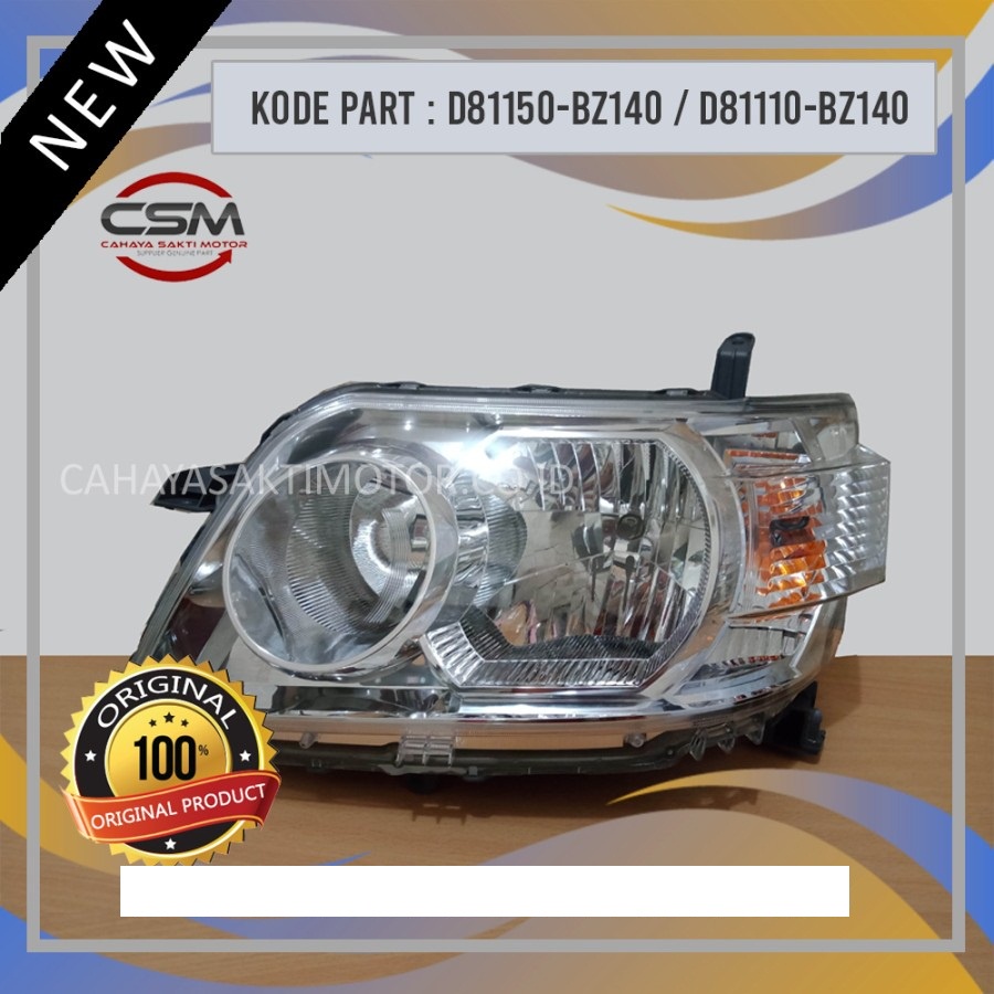 HEADLAMP ASSY DAIHATSU LUXIO KANAN 81110-BZ140 / KIRI D81150-BZ140