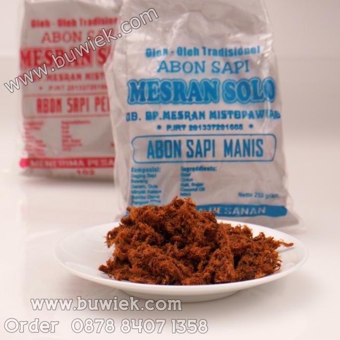 

Abon Sapi LEGENDARIS Mesran Solo - PEDAS