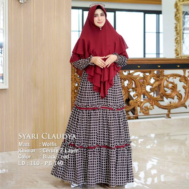 CLAUDIA GAMIS SYARI PREMIUM