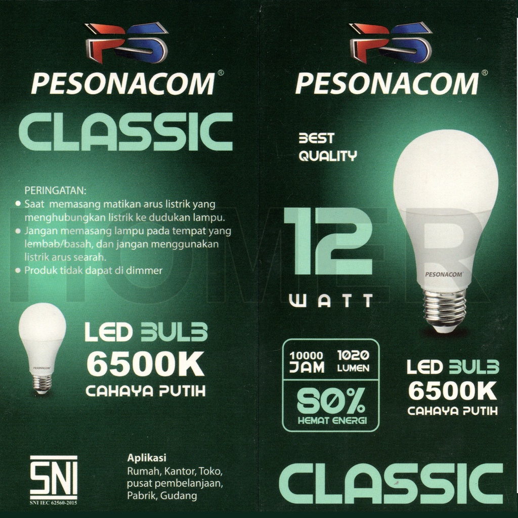 Pesonacom Lampu LED Bohlam Bulb Led Rumah kantor paling murah termurah SNI 7w 7watt 7 w 7 watt 9w 9watt 9 w 9 watt 12w 12watt 12 w 12 watt 15w 15watt 15 w 15 watt putih