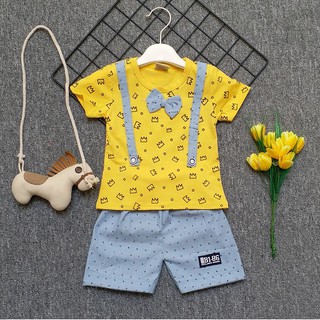 hb E3 MAX CROWN SUSP Setelan Anak Laki Baju Bayi Cowok