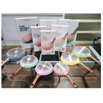 Cypruz Color Marble Fry Pan / Wajan Penggorengan Anti Lengket