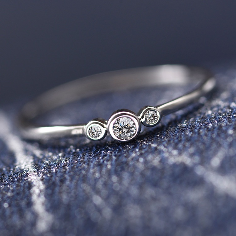 ✿AYN✿K34 Cincin Mutiara Gaya Simple Untuk Wanita