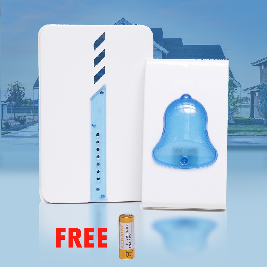 HOVELSHOP Wireless Door Bell Home Bel Tanpa Kabel FREE Batrey