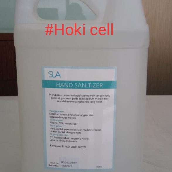 hand sanitizer gel 5 liter kemenkes