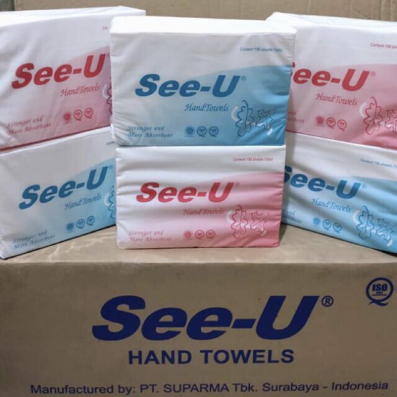 Tisu Wastafel / Tissue Hand Towel See U Mix / TISU CUCI TANGAN PENYERAP AIR TISU RESTORAN TERMURAH