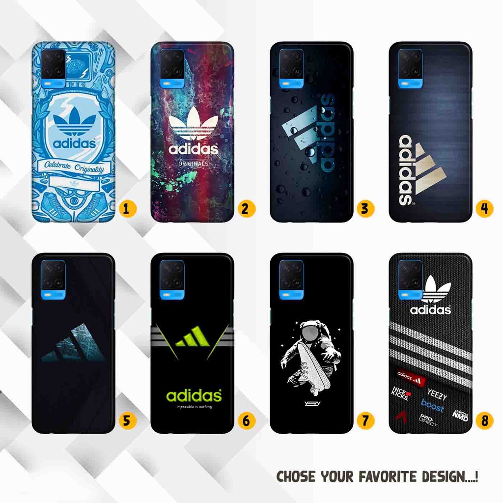 Premium Custom Case Oppo A54 Adidas Casing Hardcase
