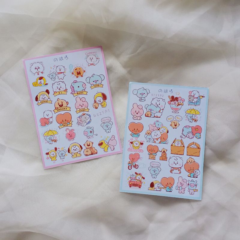 

Sticker Deco BT21 | stiker karakter bts bt21 rj tata cooky chimmy koya mang shooky van lucu