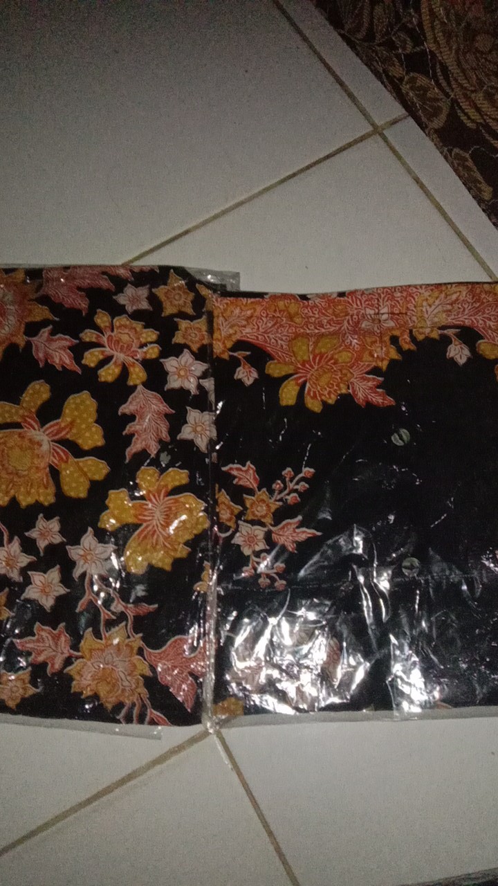 Saroja Batik Couple Sibulan Kuning Mix Ballotelli Sarimbit Batik Couple Batik Keluarga