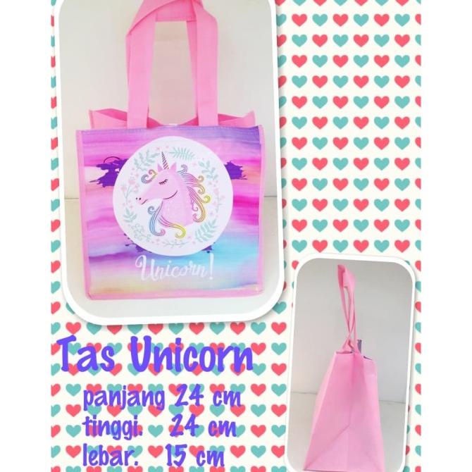 

Best Product!!! Souvenir Ulang Tahun Goodiebag Tas Tenteng Unicorn - Paling Dicari