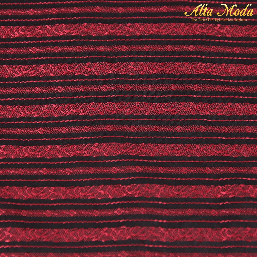 

Alta Moda Kain Jacquard Shirting Red Black (1M)