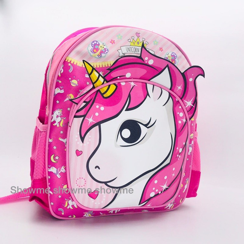 Tas Ransel Anak Sekolah TK 3d UNICORN PINK