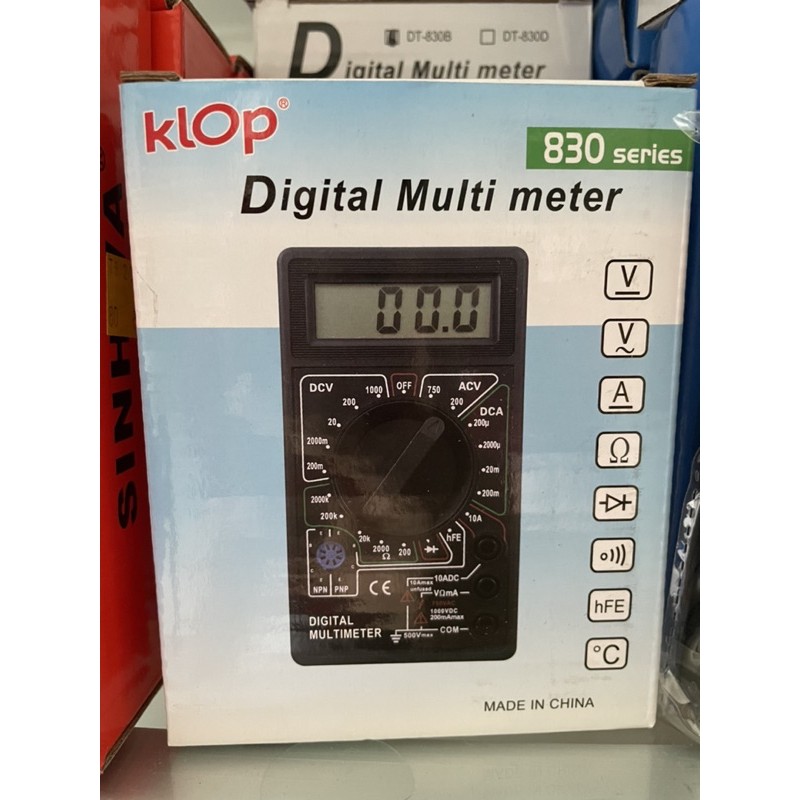 DIGITAL MULTI METER DT-830B KLOP