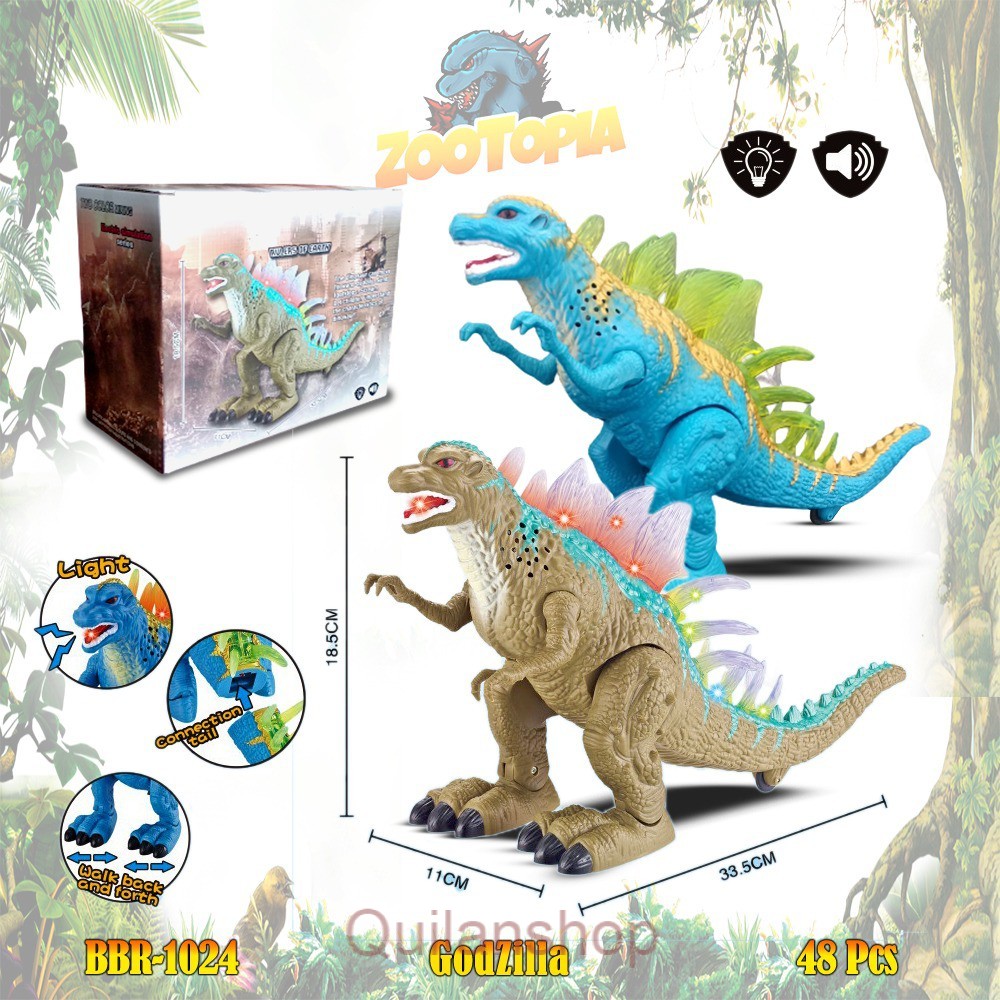 MAINAN ANAK LAKI LAKI  DINOSAURUS MONSTER HEWAN GODZILLA BINATANG  ZOOTOPIA