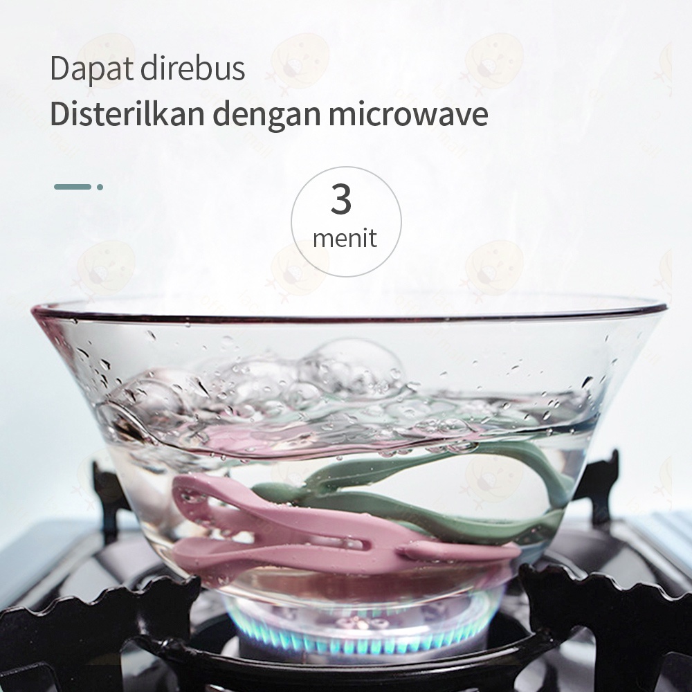 Mainan teether gelang bayi silikon lembut gigitan bayi dengan kotak BPA FREE
