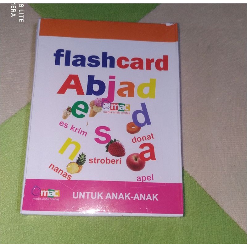 flashcard abjad - mainan edukasi mengenal huruf