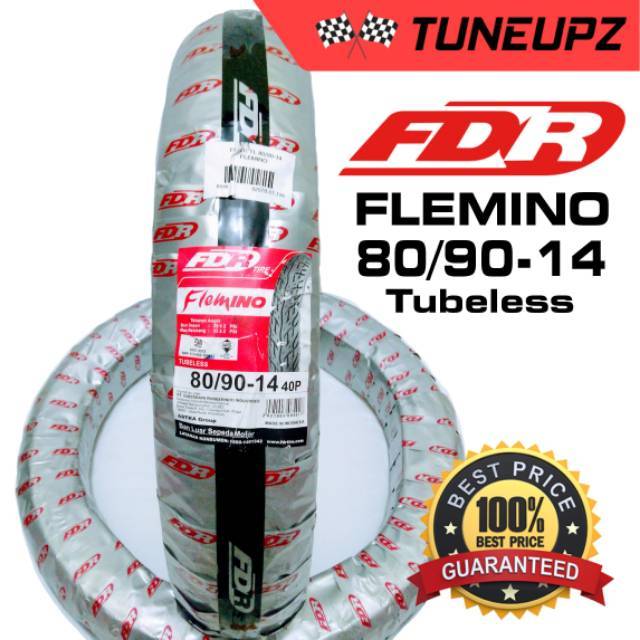 FDR FLEMINO 80/90-14 BAN TUBELESS MATIC RING 14 HONDA VARIO BEAT SCOOPY GENIO SPACY MIO SPORTY SOUL 