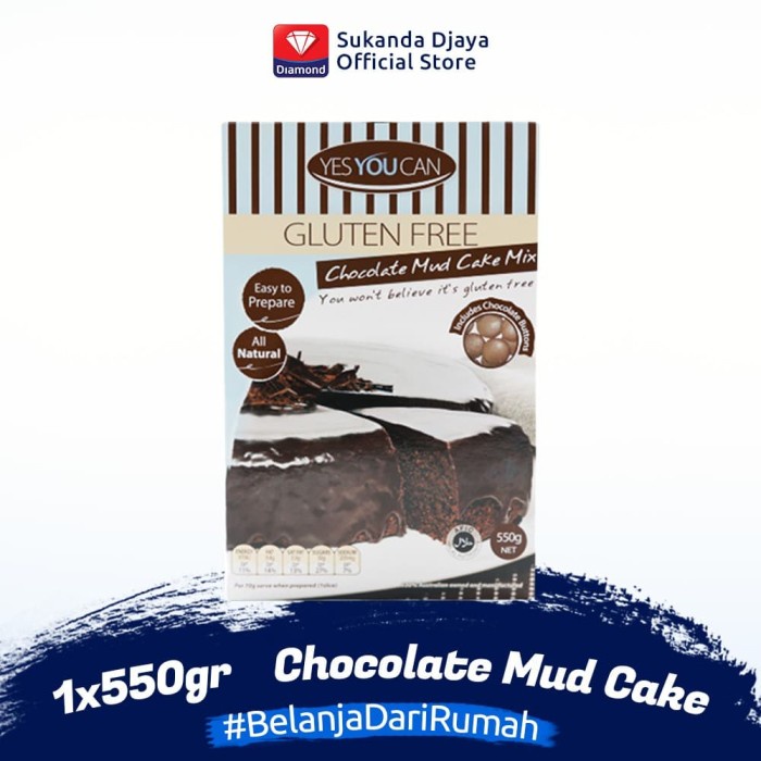 

BISA COD YesYouCan Gluten Free Chocolate Mud Cake