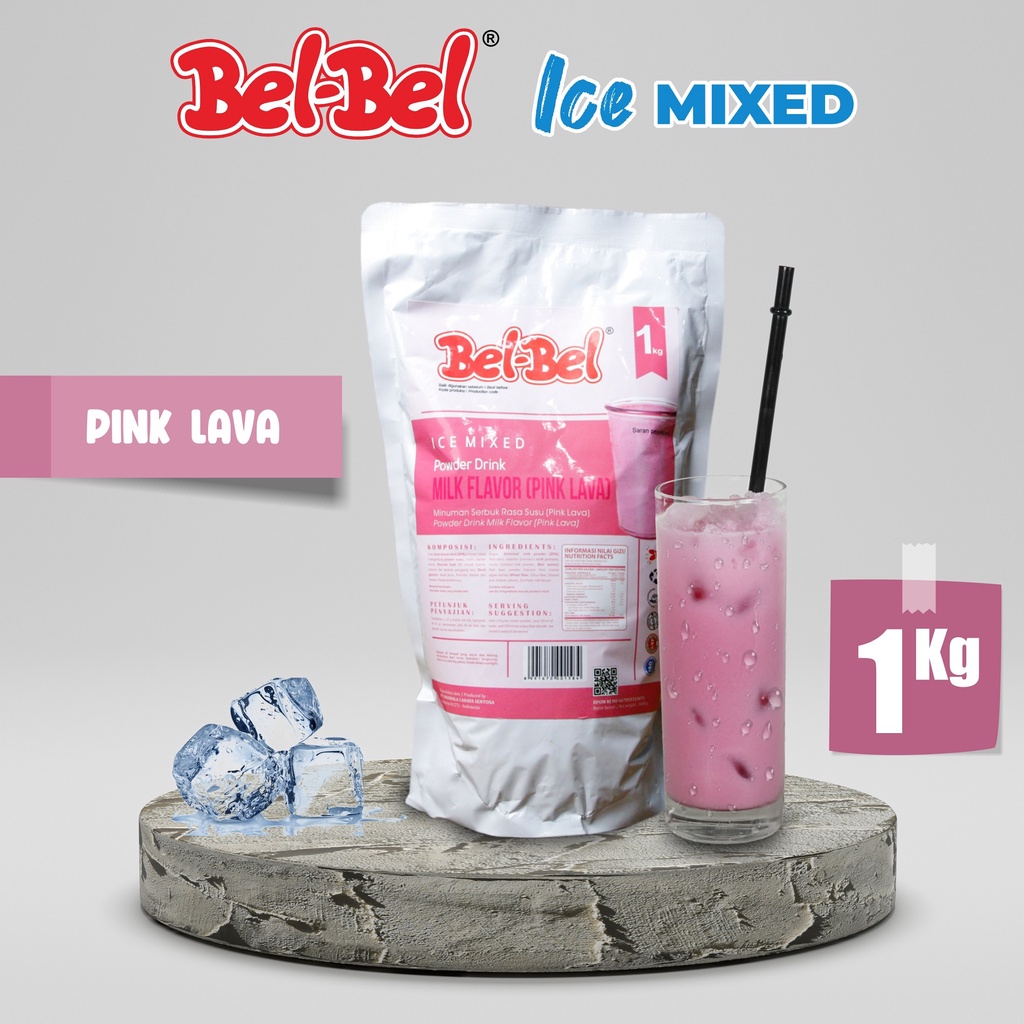 

Milkshake Pink Lava | Bubuk Minuman Milkshake Rasa Pink Lava | Milkshake Powder 1 Kg Halal | BPOM
