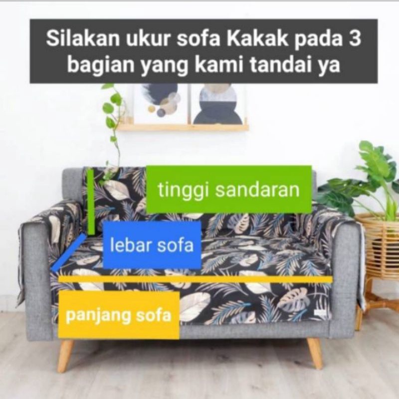 Cover Sofa  ukuran dan motif / Sarung sofa / Cover sofabed / Cover sofa sudut / Alas sofa / Sarung sofa 2 seater