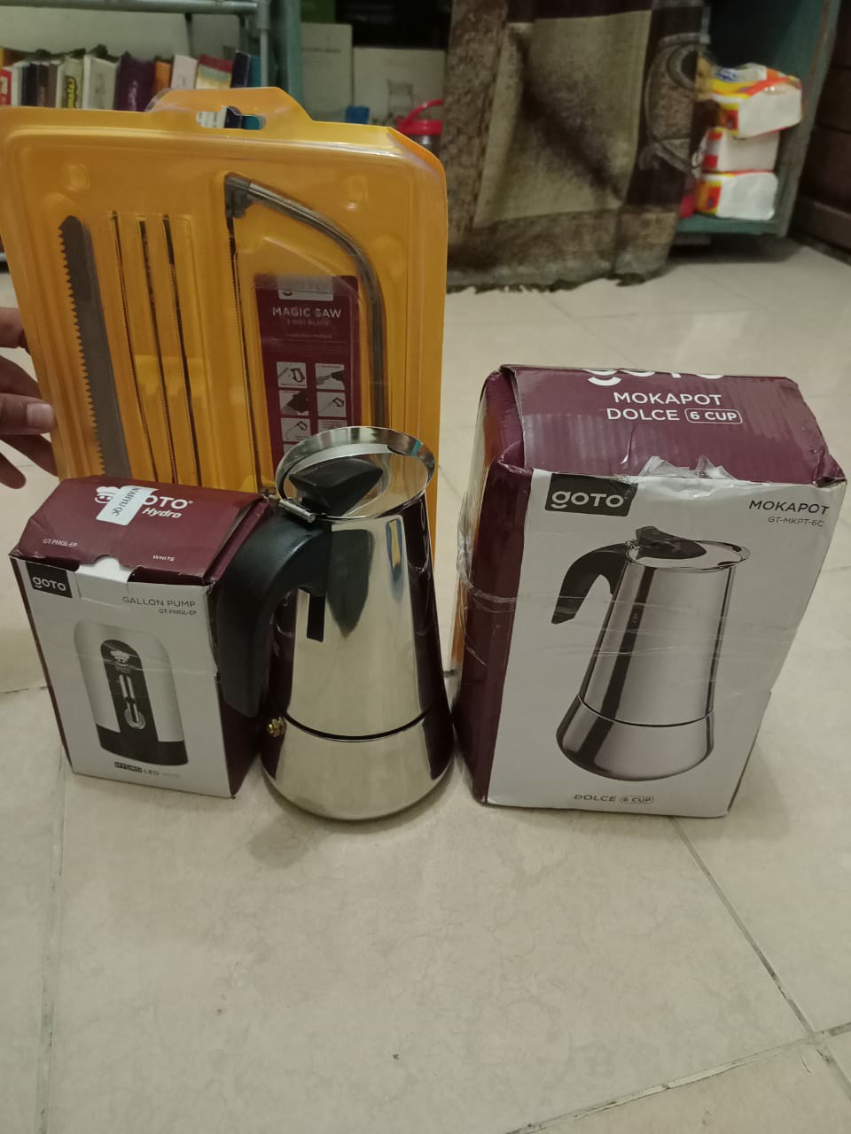 Espresso Maker Moka Pot Stainless Teko Kopi