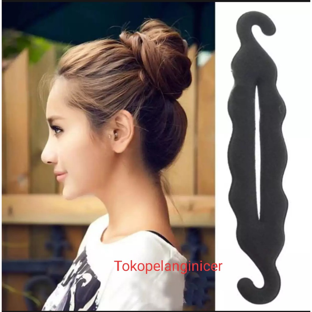 cepol rambut hardini / ikat rambut Donat Hairdini Alat Cepol Sanggul Korea Style