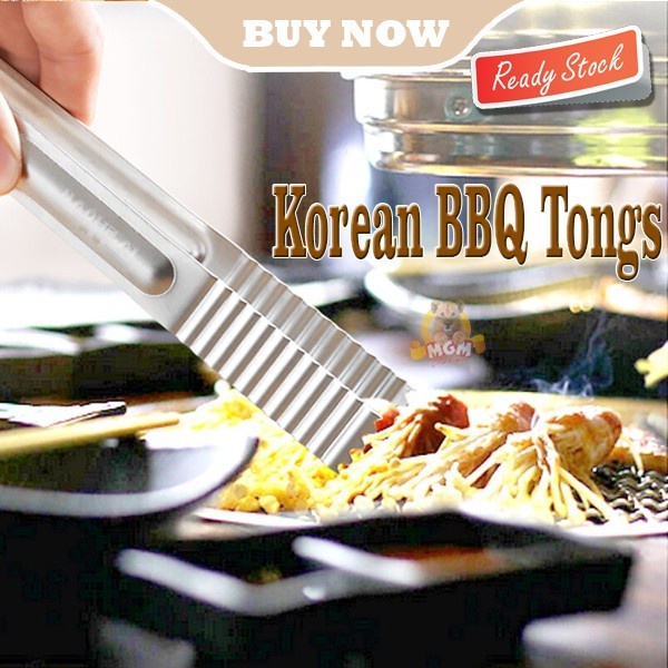 KOREAN BBQ Capitan Makanan Stainless 40CM jepitan makanan Food TONGS