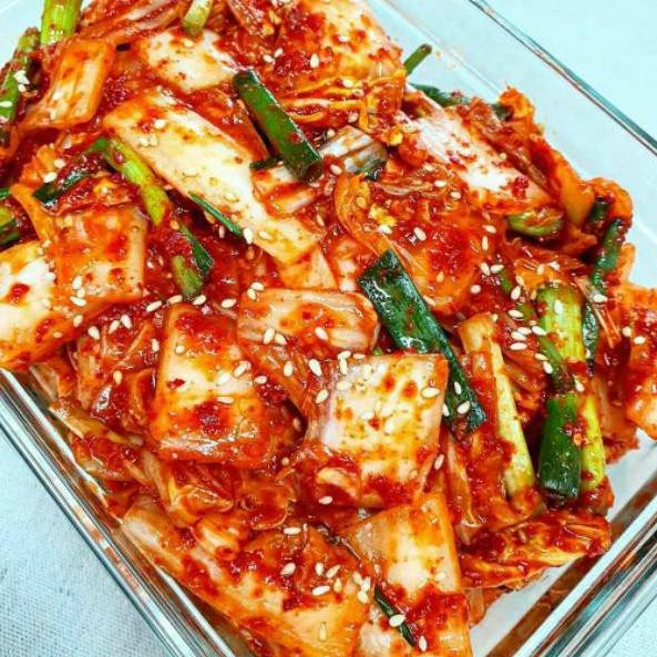 

DS9 1kg Fresh Korean Kimchi in Jar (Sawi / Lobak /Timun / Mix)♪¢ (Terlaku.)
