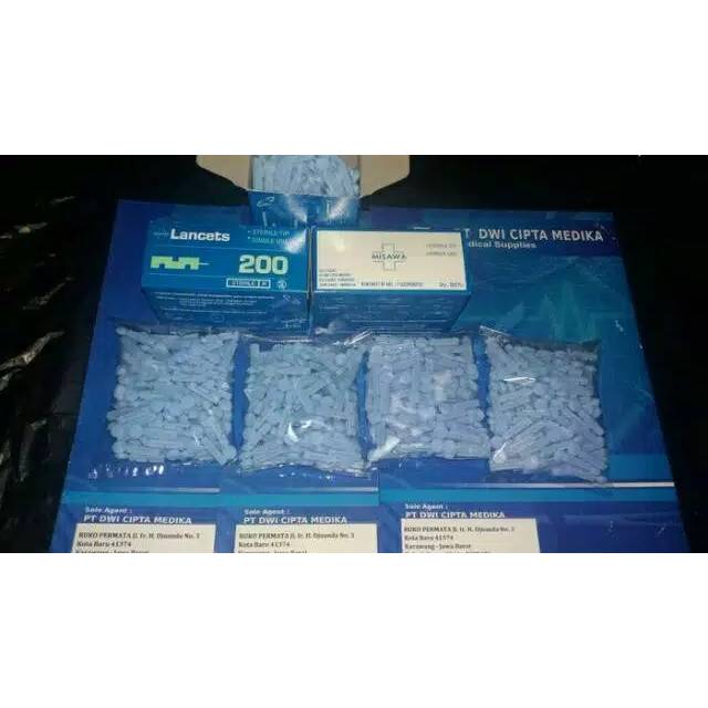 (ECERAN) Jarum bekam / jarum misawa 21G / blood lancet / jarum cek darah