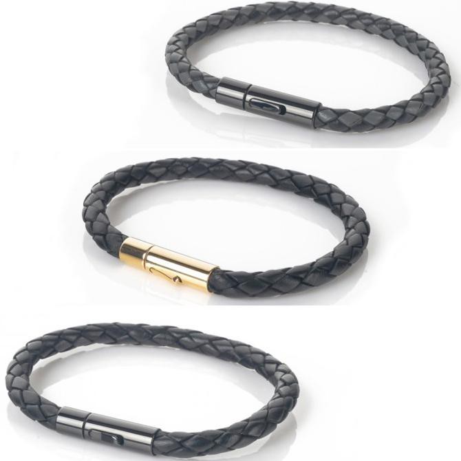 Baffi Inc Jevies Gelang Kulit Spencer Leather Bracelet Pria Wanita