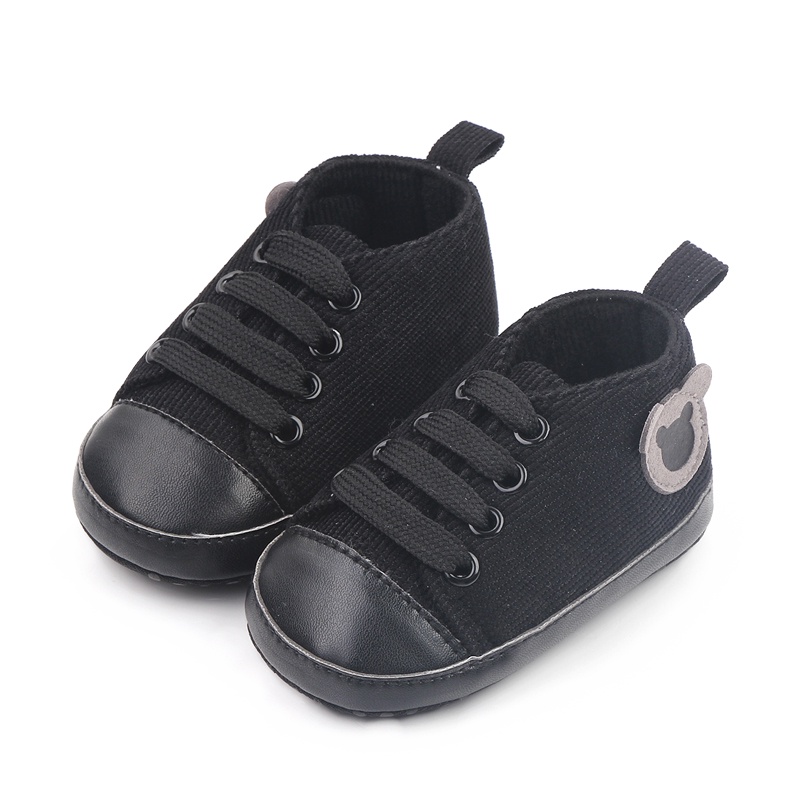 Sepatu Bayi Laki Laki - Sepatu Prewalker Baby Shoes Motif Polos Keren S1203